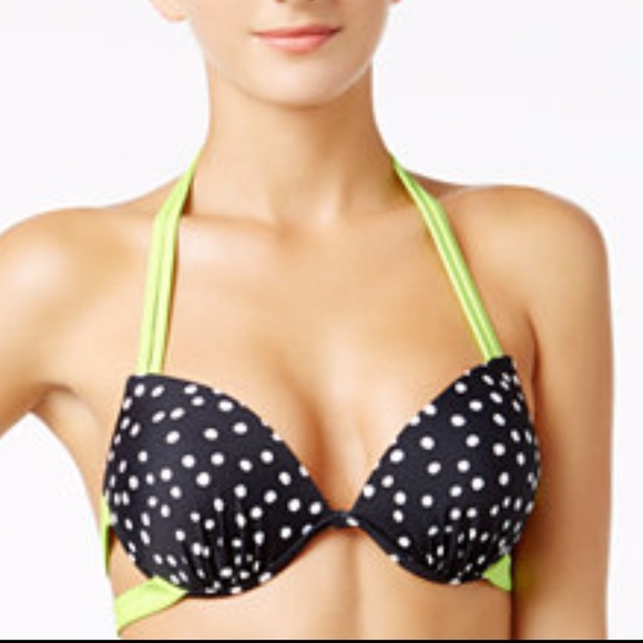 California Waves Strappy Push-Up Underwire Bikini - Picture 5 of 7