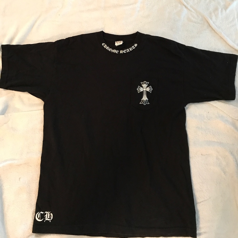 Black Chrome Hearts T-Shirt
