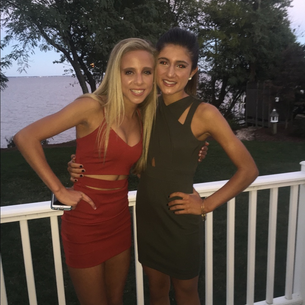 Dark red homecoming dress  OPEN TO TRADES