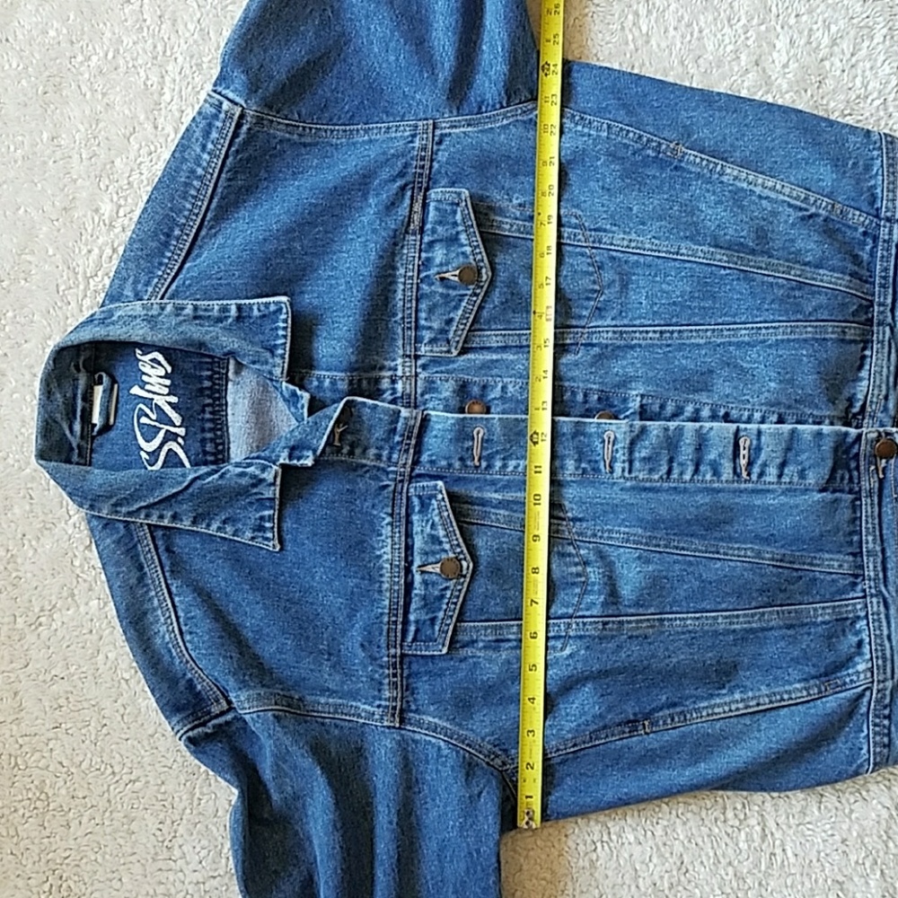 SEATTLE BLUES VINTAGE DENIM JEAN JACKET - Picture 5 of 8