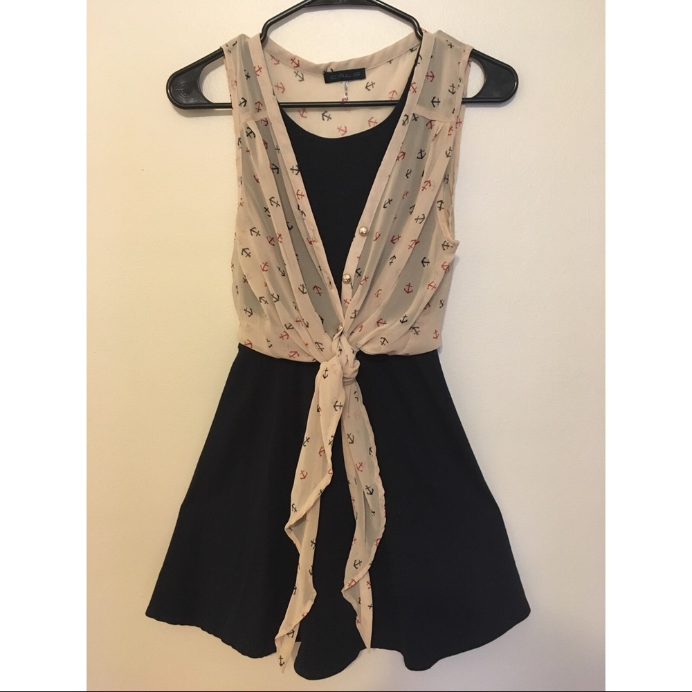 Flirty Summer Dress with Light Vest