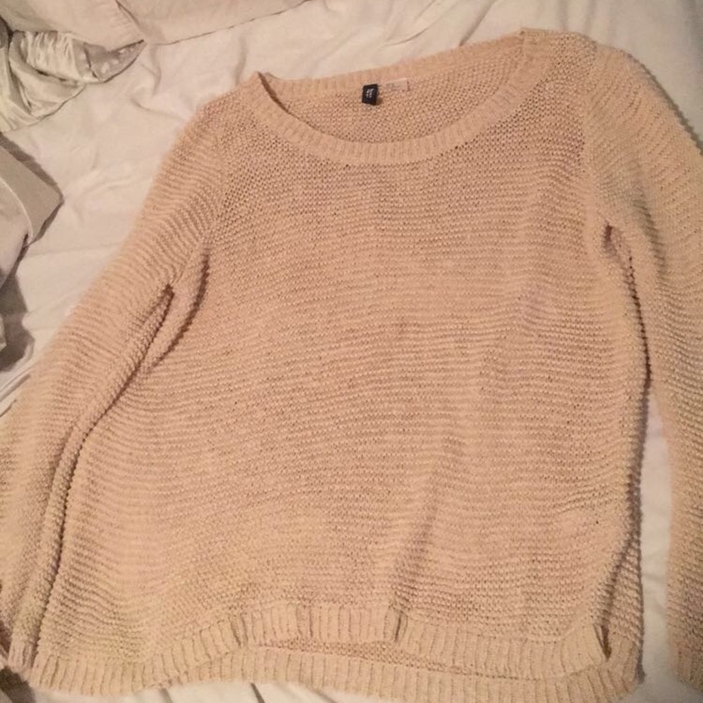 A tan sweater !!