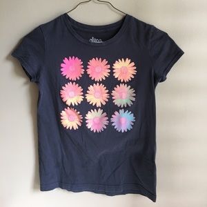 Kids Flower Tee Size 10/12 Large