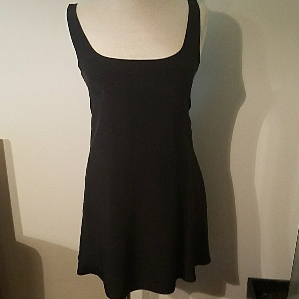Foley silk dress