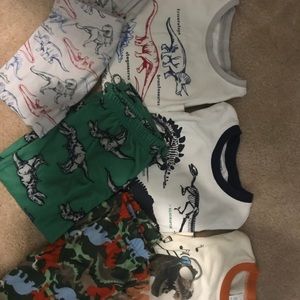 Bundle of pre-loved Dinosaur pjs