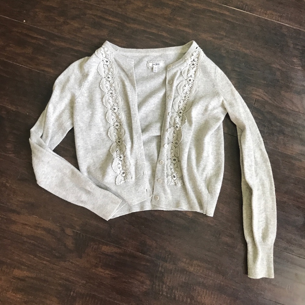 Cropped Lace Sweater