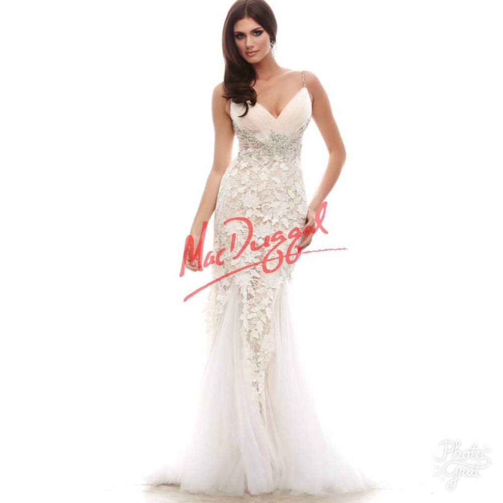 Ivory/Nude Dress Wedding/Prom