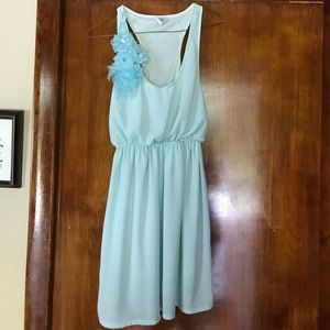 Charming Charlie mint mini dress