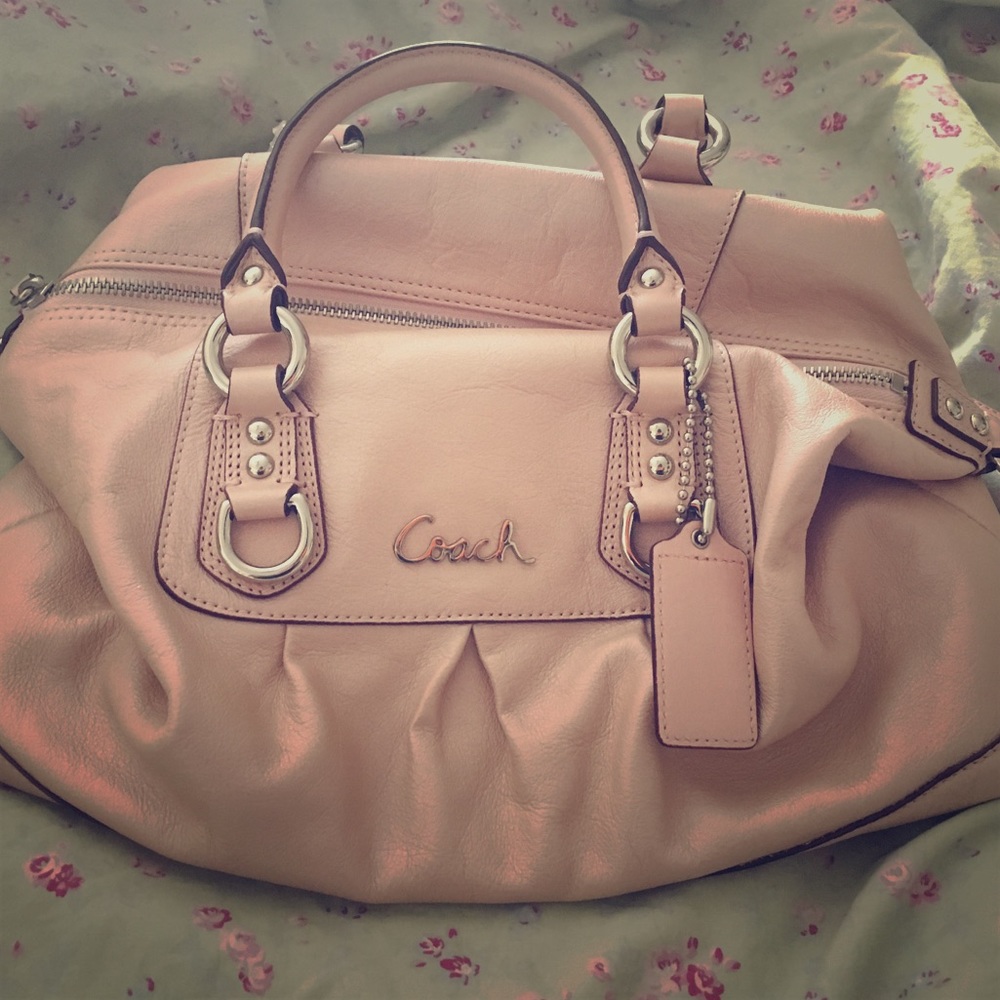 Powder Pink Coach Bag