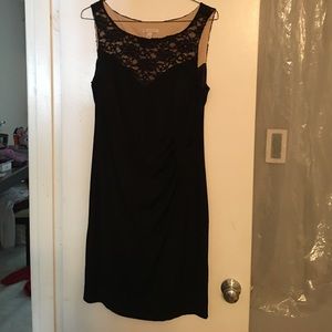 Black cocktail dress