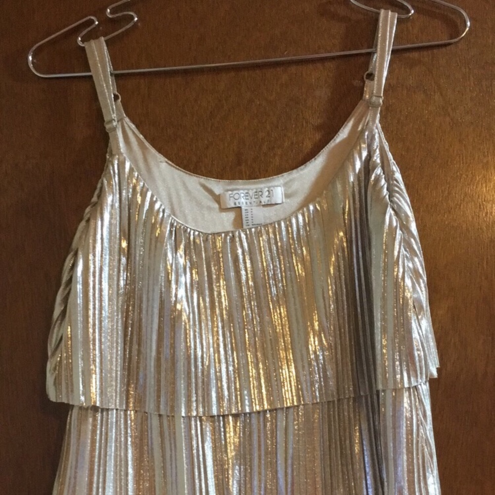 Gold metallic fired tank