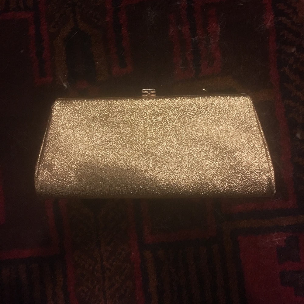 Vintage gold clutch