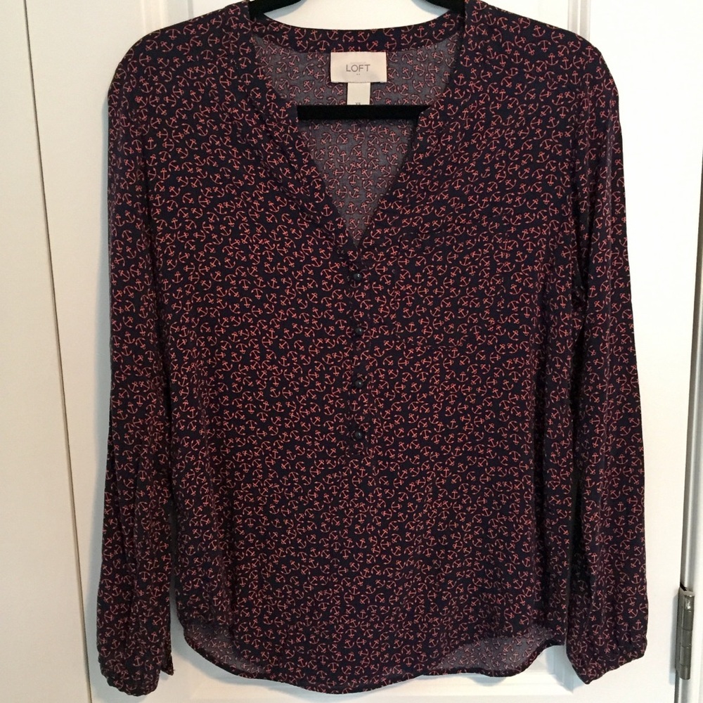 Loft Anchor Blouse