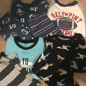 Bundle of Carters long sleeve PJ sets