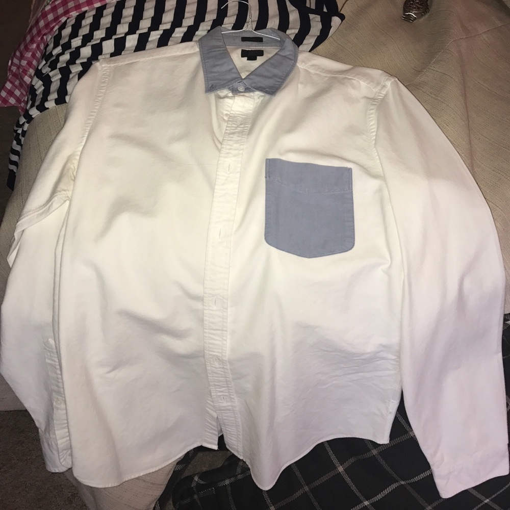 !! Price drop !!Contrast Collar J Crew Button Down