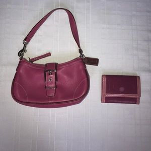 COACH HANDBAG AND WALLET