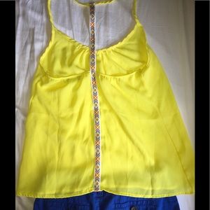 Sunshine summer tank with tribal back