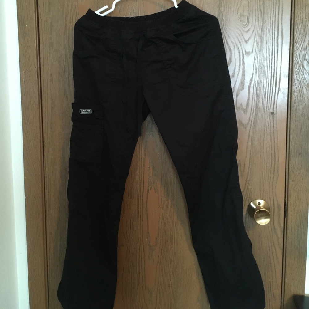Black Cherokee Petite Scrub Pants