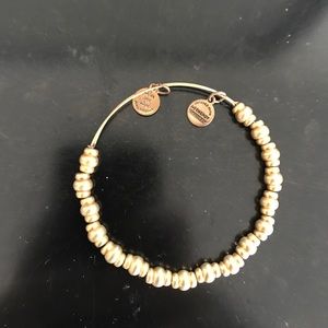Gold Beaded Alex and Ani Bracelet