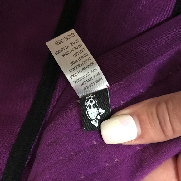 Purple and black sexy lingerie - Picture 2 of 3