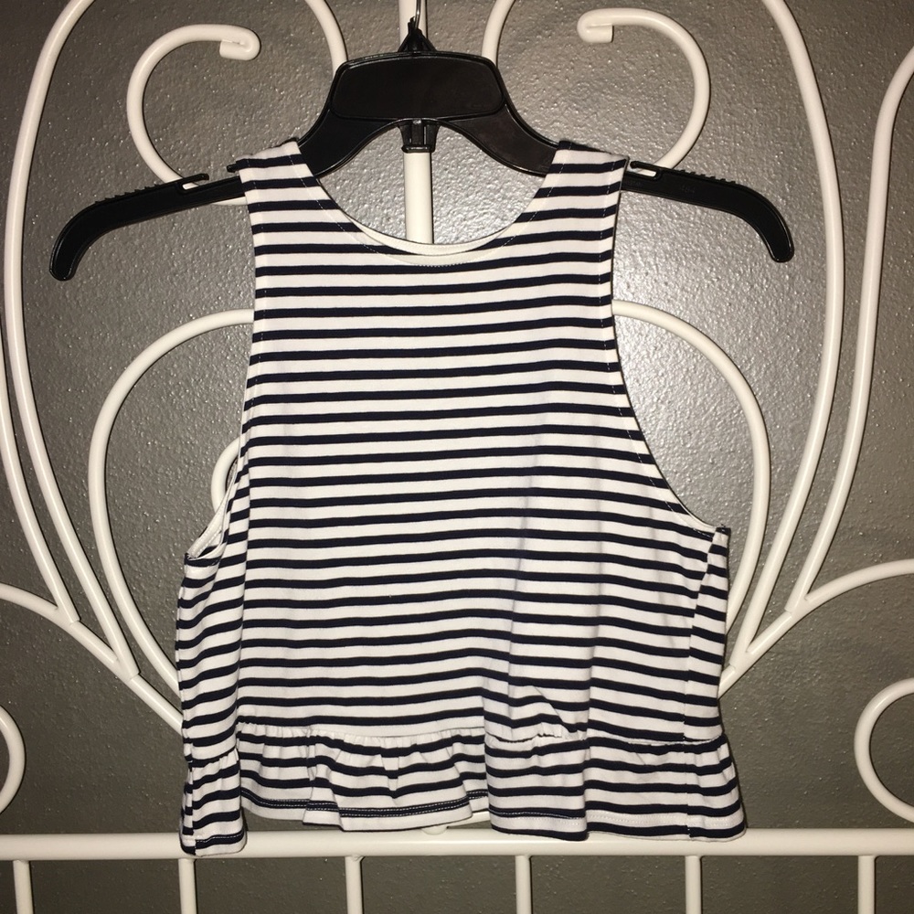 Striped Crop Top