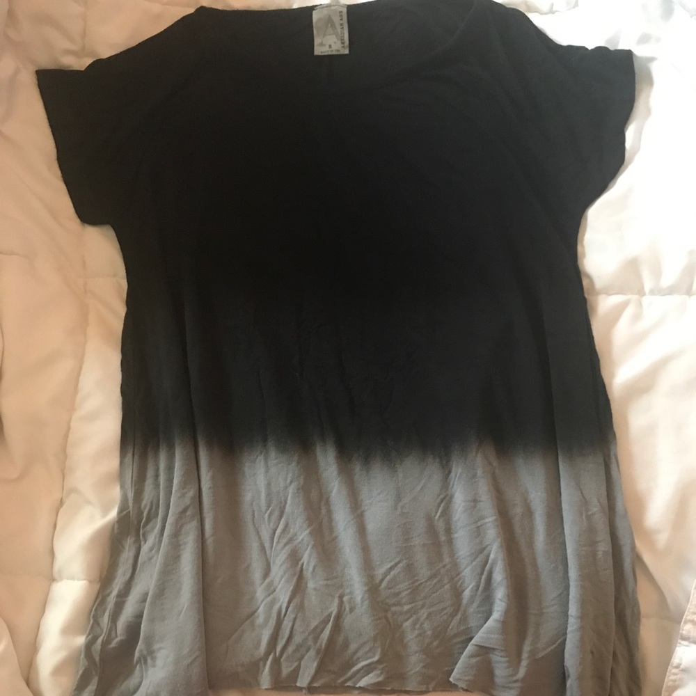 Black/grey ombré shirt