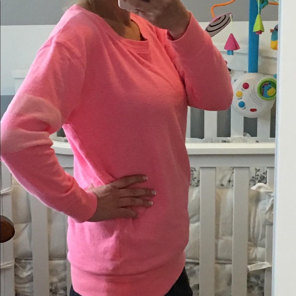 Bright pink Crewneck sweatshirt