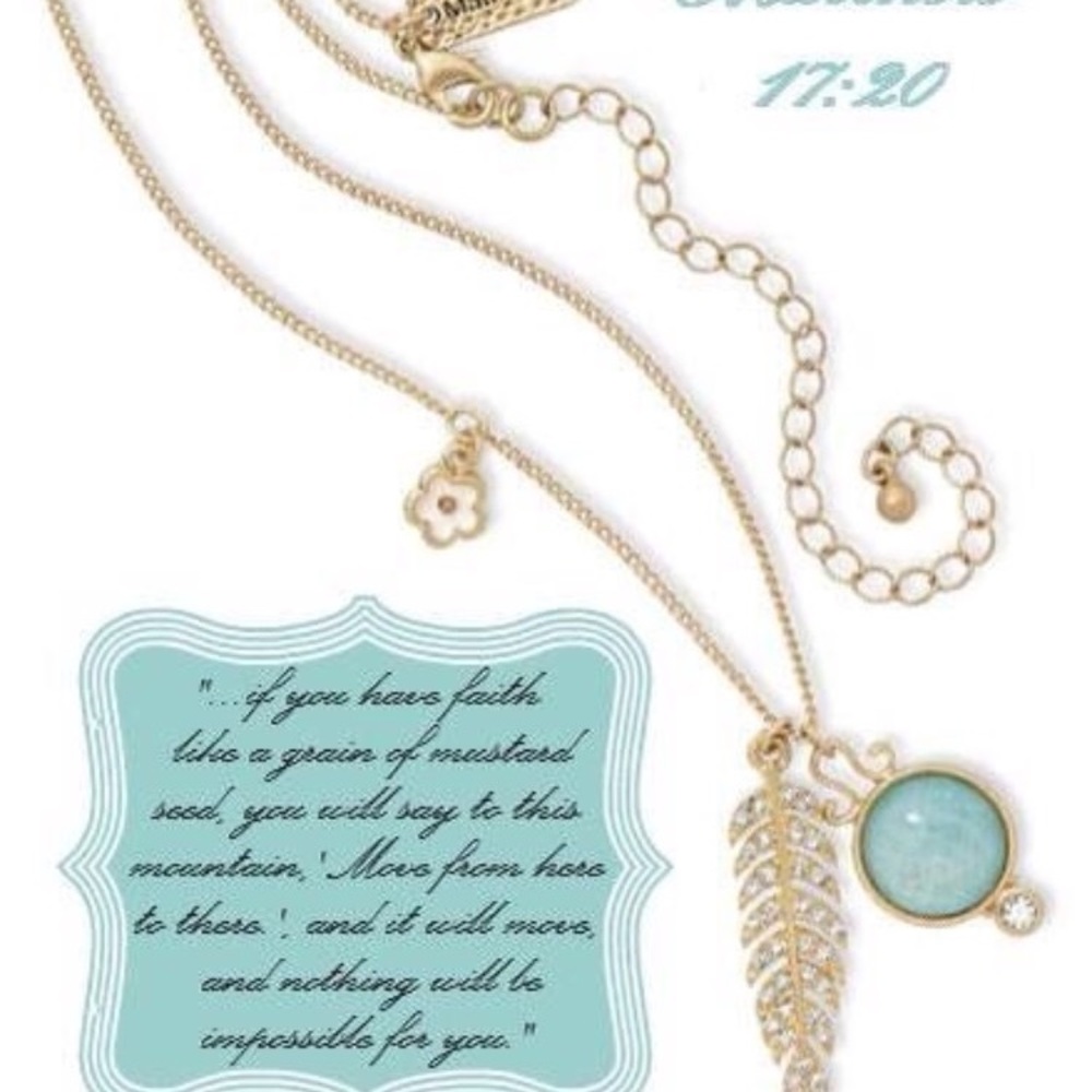 PREMIER JEWELRY NECKLACE- MATTHEW 17:20
