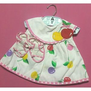 Cherry tank and sandals