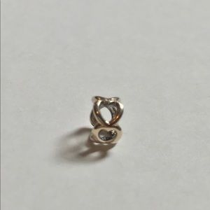 Pandora 14k heart Spacer