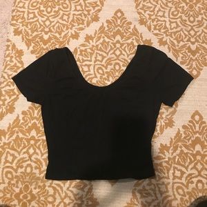 Black Crop Top