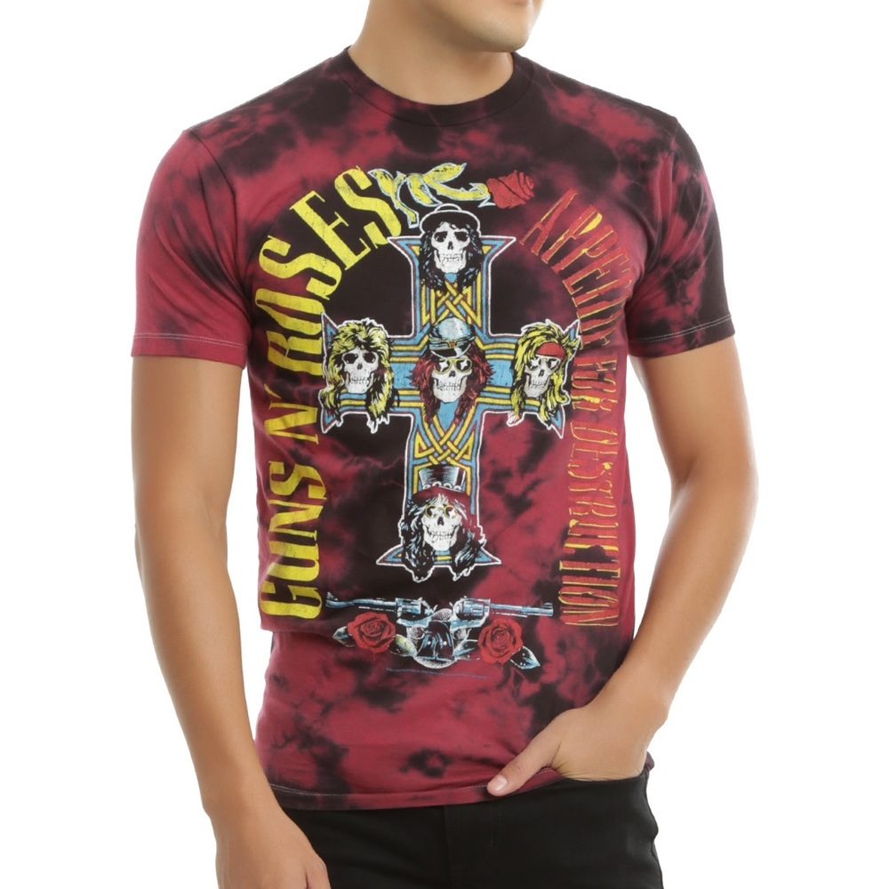 Guns N Roses Tie Dye Shirt