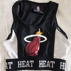 Miami Heat NBA Sports Bra
