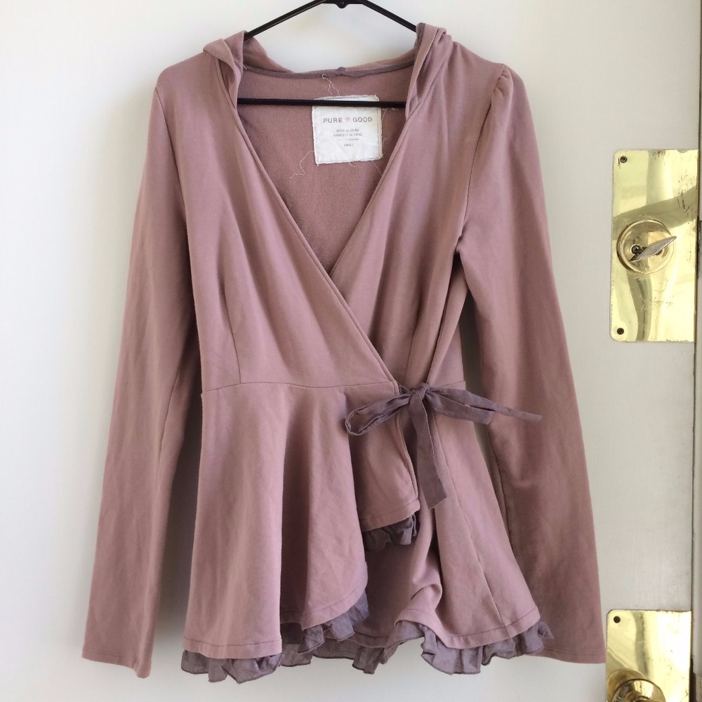 !!$5 Sale!! Pure Good, Wrap Hoodie