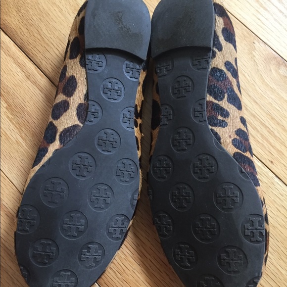 Size 6 Tory Burch leopard Reva ballet flats - Picture 3 of 8