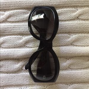 Chanel mother of pearl black sunglasses