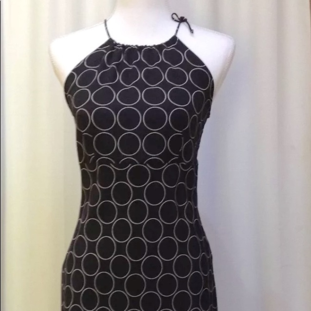 New York & Company Black and White Sun Dress SZ 2 - Picture 4 of 8