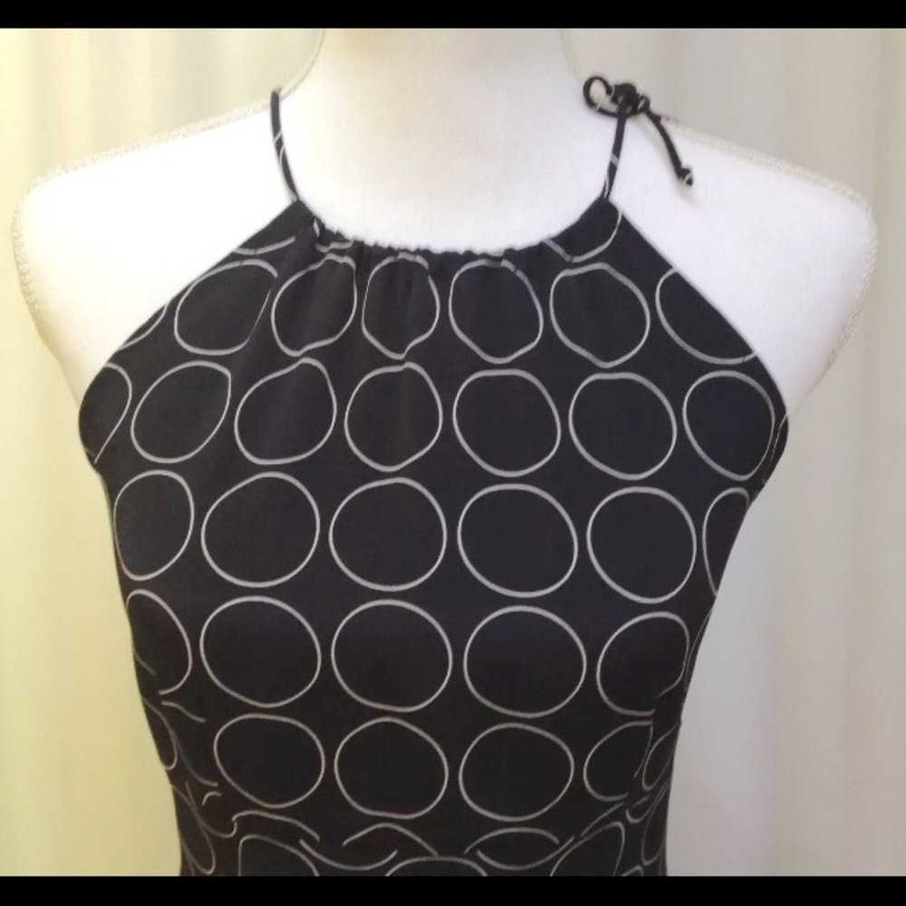 New York & Company Black and White Sun Dress SZ 2 - Picture 5 of 8