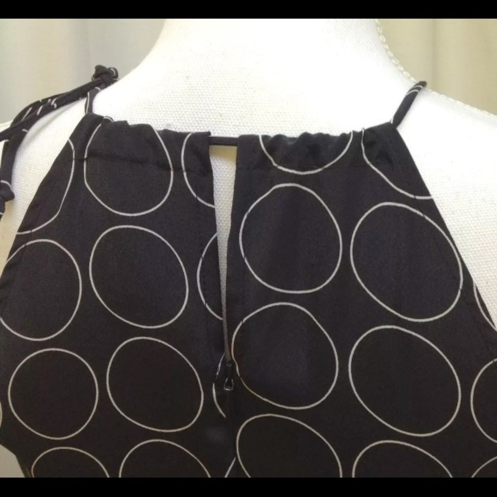 New York & Company Black and White Sun Dress SZ 2 - Picture 6 of 8