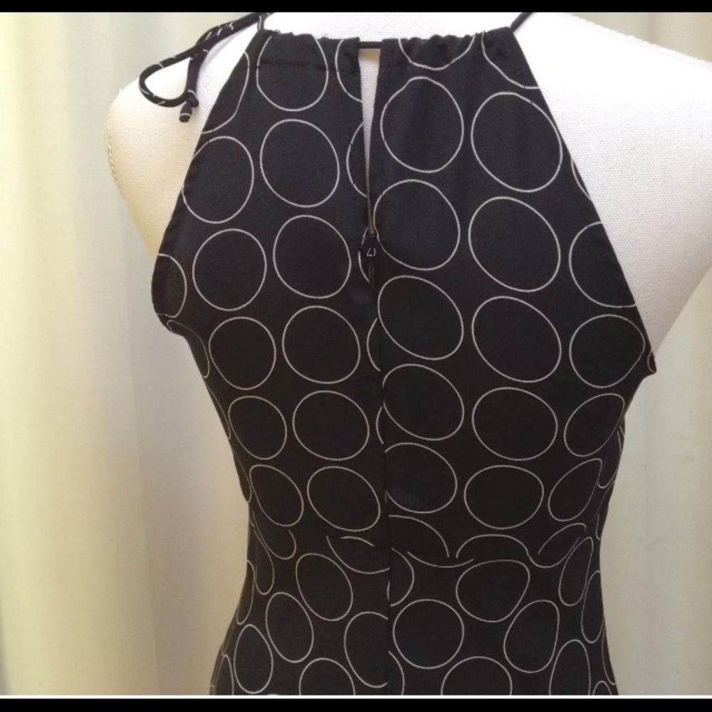 New York & Company Black and White Sun Dress SZ 2 - Picture 7 of 8