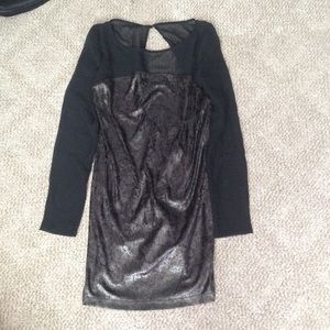 BCBG Gunmetal Dress