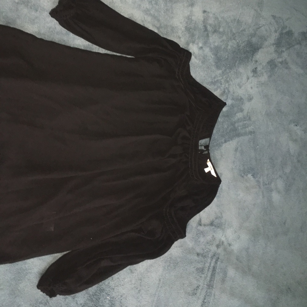 black cold shoulder shirt NEVER BEEN WORN