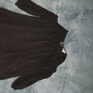 black cold shoulder shirt NEVER BEEN WORN