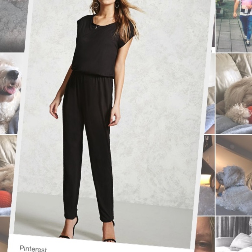 Forever 21 black jumpsuit NWT