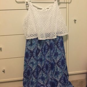 Beautiful Blue and White Dress