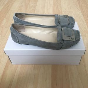 Calvin Klein Gray Flats