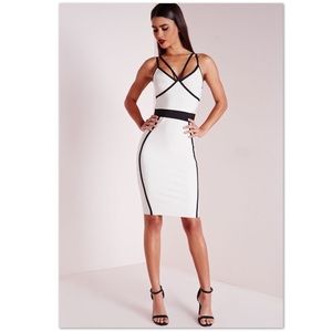 White Bodycon Bandage Dress