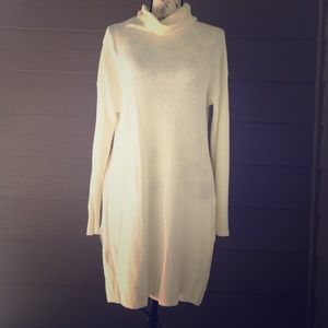Trouve Funnel Neck Sweater Dress