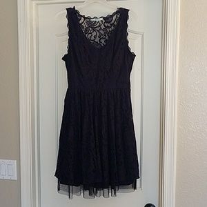 * Navy Lace Maurices Dress