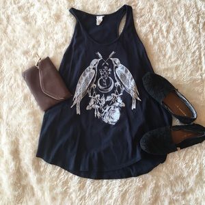 Racerback Graphic Tank